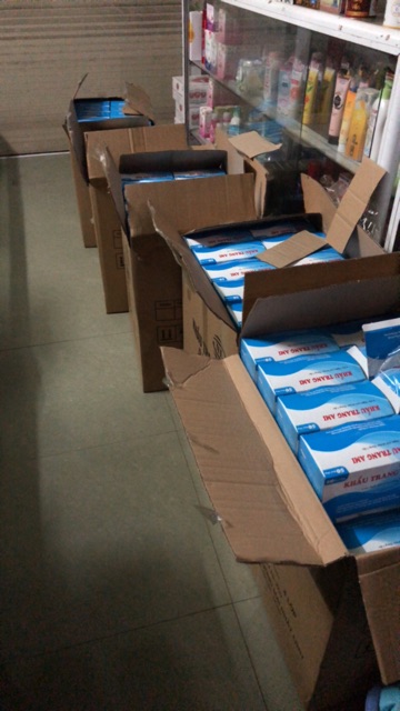 Khẩu trang y tế ami 4 lớp kháng khuẩn xám / đen /trắng | BigBuy360 - bigbuy360.vn