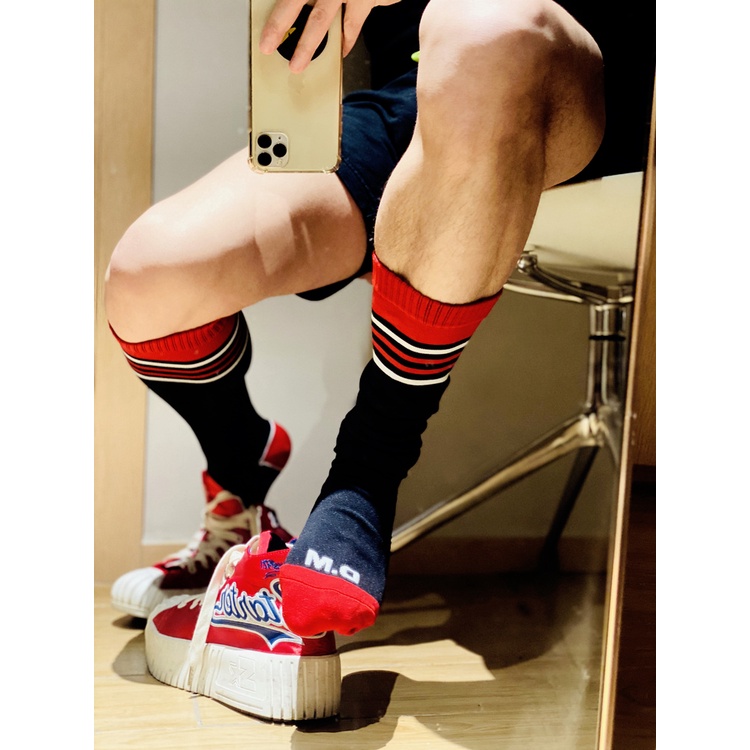 [Nội Địa Trung] Tất thể thao nam cao cổ D.M Slave Phụ Kiện thời trang hot Trend