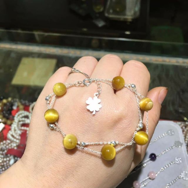 VÒNG TAY BẠC MIX ĐÁ T.A ĐỦ MÀU