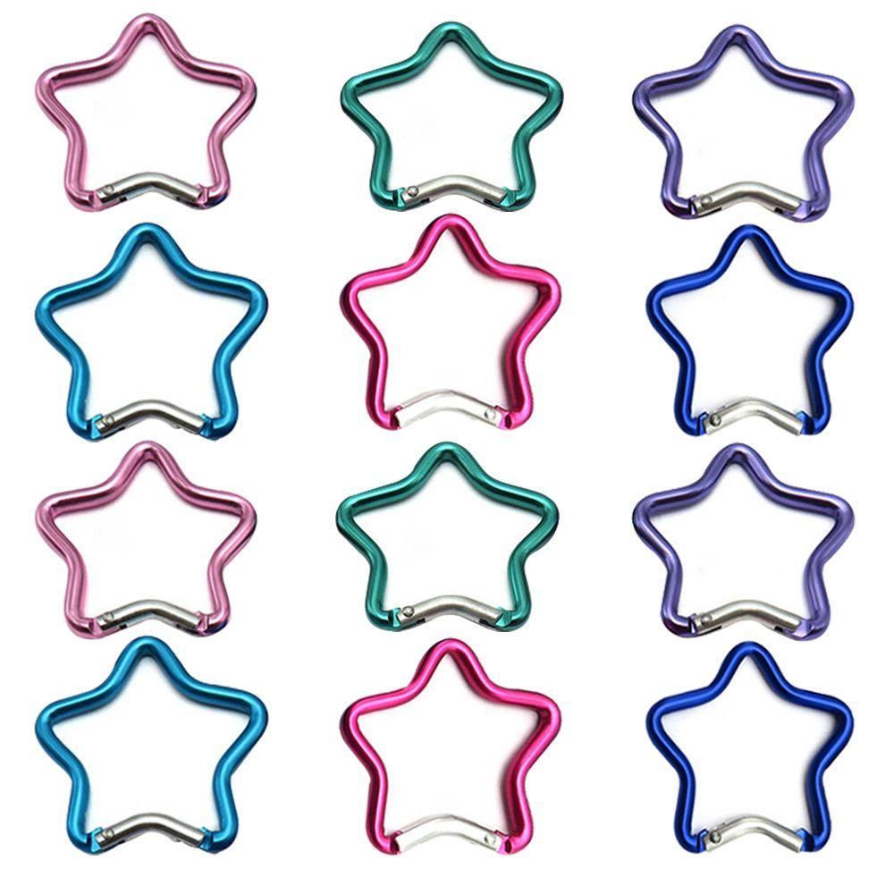 MAG Set 6 / 12 Móc Khóa Leo Núi Bằng Hợp Kim Nhôm Nhiều Màu Mới