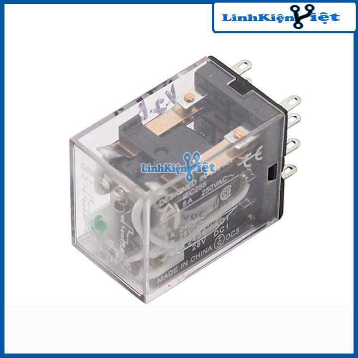 Relay Omron 12V-5A 8 Chân