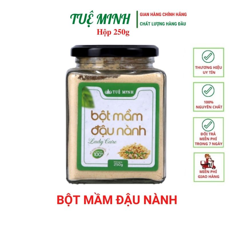 Mầm đậu nành TUỆ MINH lọ 100 gram giúp giảm cân tự nhiên,đẹp da