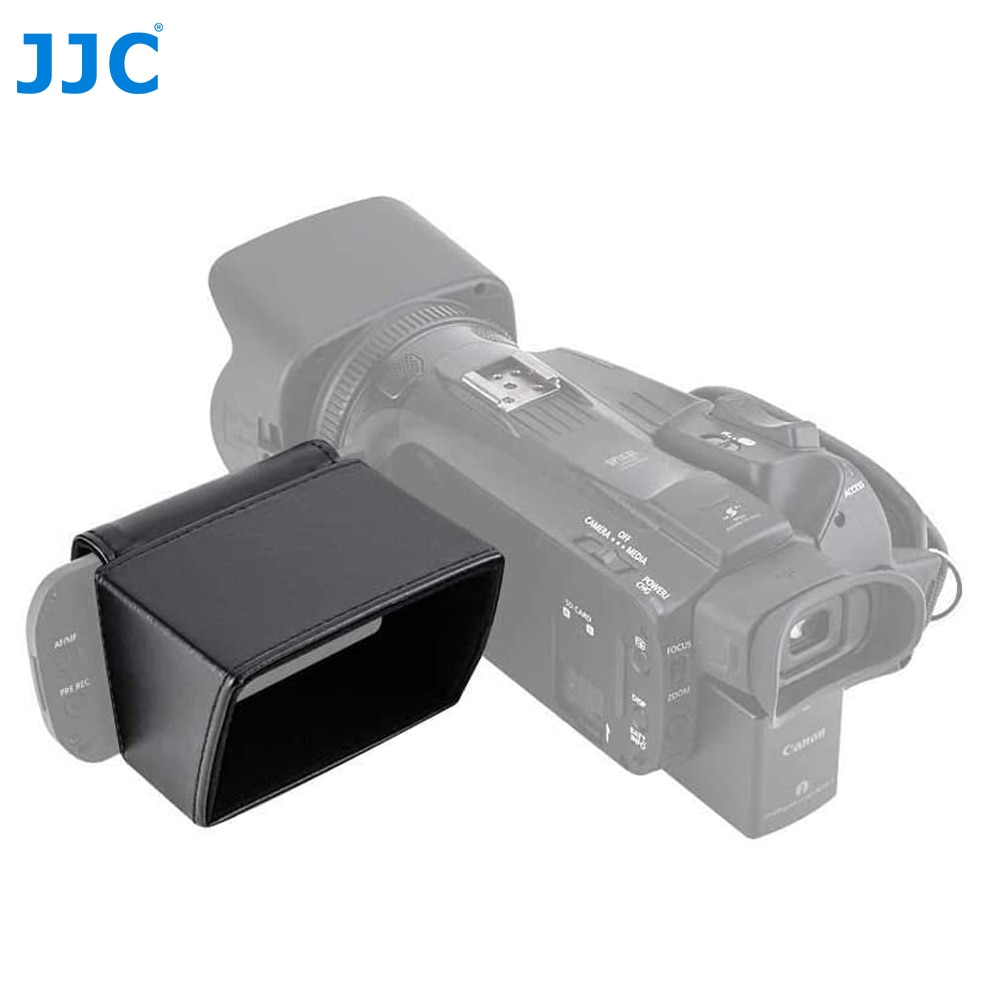 Loa Che Nắng Jjc 3 "Cho Máy Ảnh Sony Fdc-Ax53 Ax33 Ax43 Hdr-Cx405 Cx455 Cx440 Cx675 Canon Xa15 Xa11 Xa40 Xa50 Vixia Hf G21X