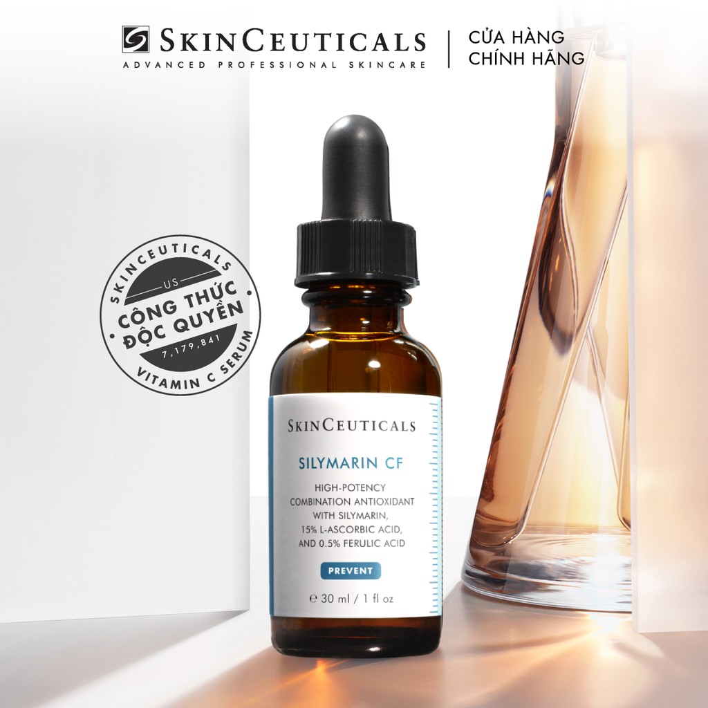 Skinceuticals Silymarin CF giúp kiểm soát dầu và cải thiện các khuyết điểm da 30ml