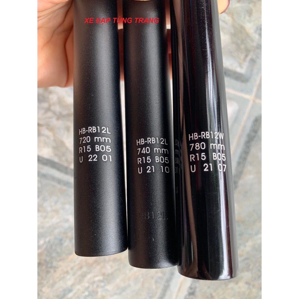 Tay lái / ghi đông cánh én . UNO taiwan 31,8 x 720/740/780mm .