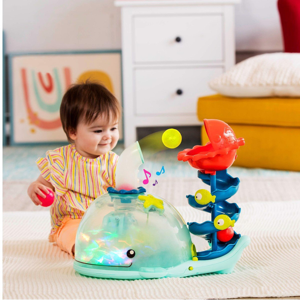 Đồ chơi vận động Cá voi Popper B.Toys