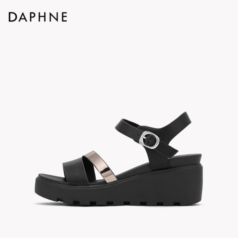 VIDEO ẢNH THẬT Giày sandals hãng DAPHNE da PU