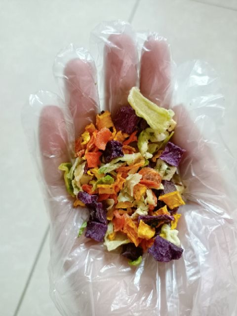 Rau củ sấy cho thú cưng túi 100gr