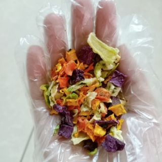 Rau củ sấy cho thú cưng túi 100gr