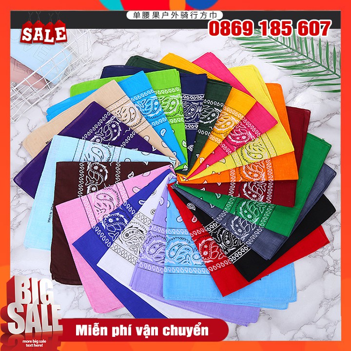 Khăn Bandana Quàng Cổ Cho Nam Và Nữ Kích Thước 55x55cm