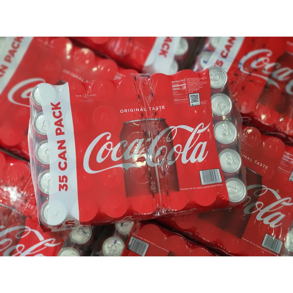 COCA COLA MỸ 1 THÙNG (35 LON X 55ML)