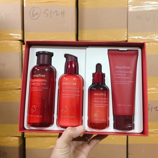 Set Innisfree lựu đỏ - SÁNG DA CHỐNG LÃO HOÁ