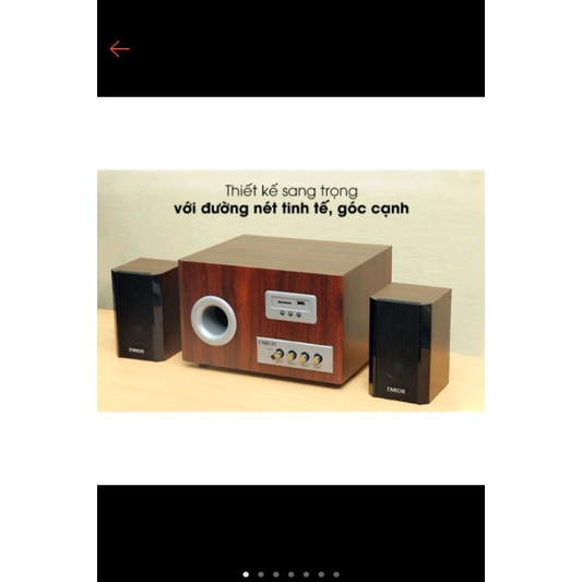 Loa vi tính 2.1 Enkor S2850 Nâu