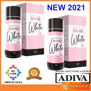 ✅COMBO 2 HỘP WHITE ADIVA - DẠNG VIÊN (Hộp 60 viên)
