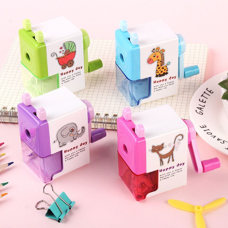 Dụng cụ chuốt bút chì sáng tạo hình thú 8x4x5cm,,,,,