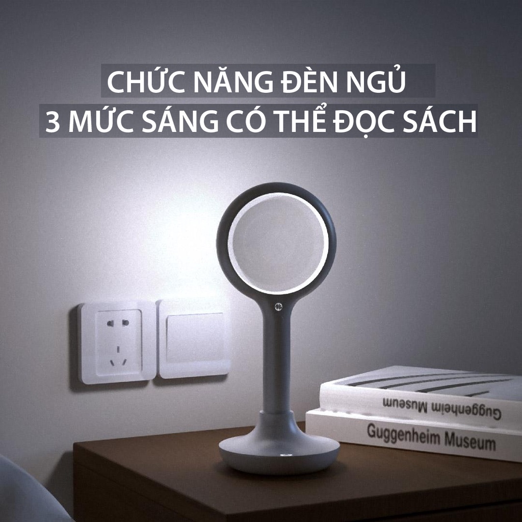 ✅ Kính lúp cầm tay thông minh Xiao Da. Kính lúp có đèn led  đa năng đèn ngủ pin 1800mah