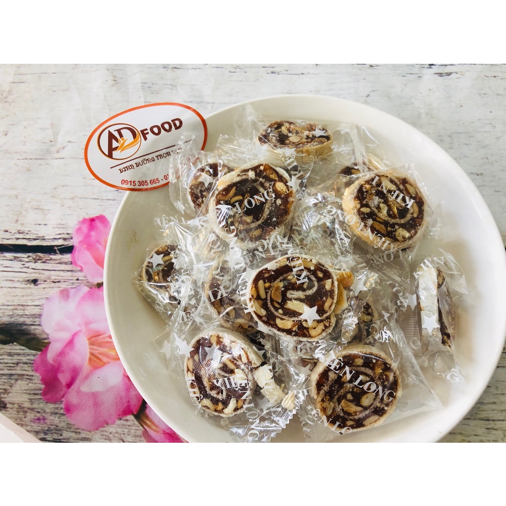 100g chuối cuộn bánh tráng đậu gừng