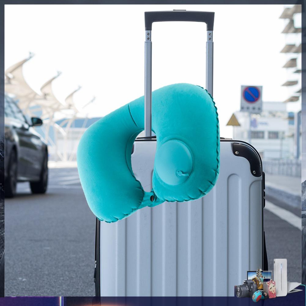 Gối bơm hơi kê cổ hình chữ U thích hợp khi đi du lịch/ sử dụng tại nhà