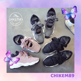 Giày thể thao sneaker nữ ⭐FREESHIP⭐ giày độn đế da lộn kute siêu xinh độn đế, tăng chiều cao