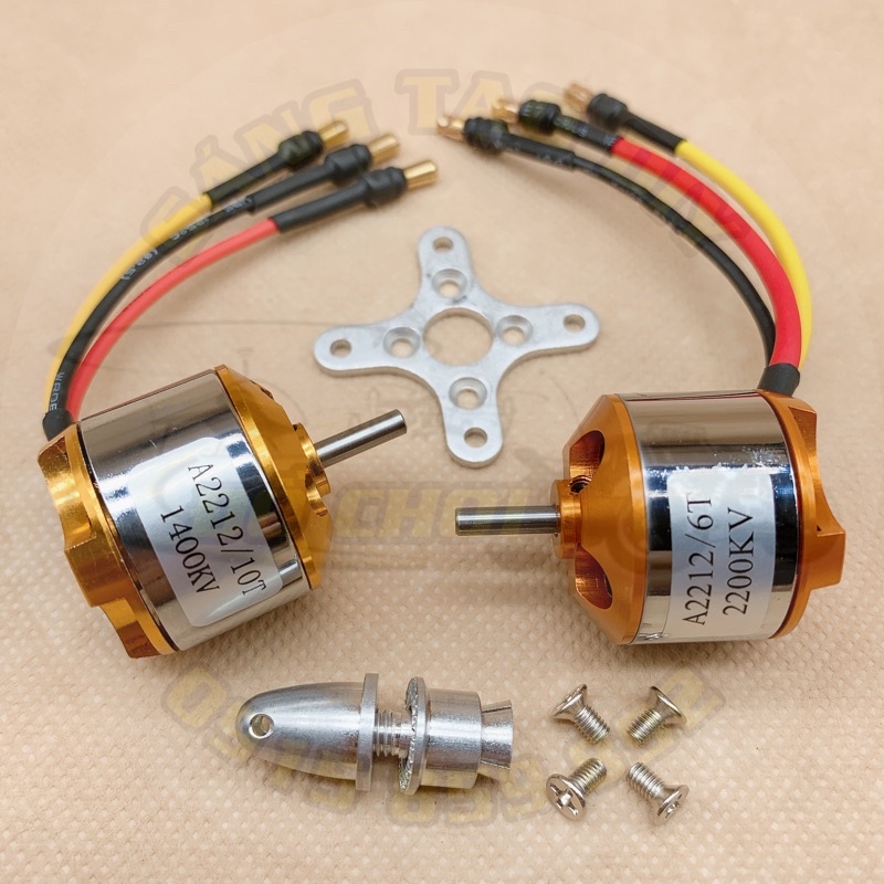 Motor brushless XXD A2212 - 930kv / 1000kv / 1400kv / 2200kv / 2450kv / 2700kv. Động cơ không chổi than chế tạo máy bay