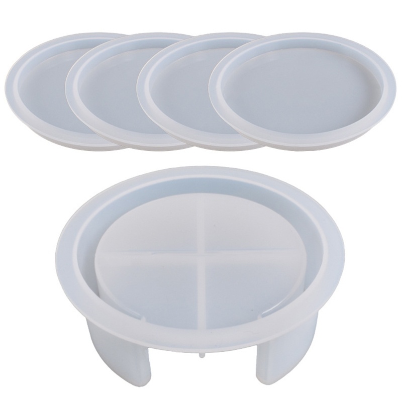 Khuôn Silicone Làm Đế Lót Ly Hình Tổ Ong / Tròn / Vuông Độc Đáo DIY