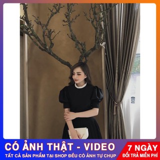 Áo Tay Bồng Thiết Kế 🎉️FREESHIP️🎉Giảm 30k Khi Nhập Mã [EMILY] Áo Tay Bồng Cổ Bèo Dễ Thương - Cam Kết Chất Lượng