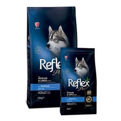 Thức ăn hạt cho chó Reflex Plus Medium Large Breed Adult Dog Food Salmon- Túi 3kg