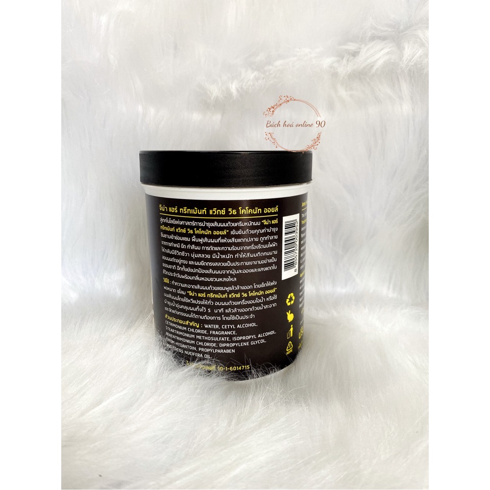 Kem ủ tóc tinh dầu dừa già Jenna Coconut Oil Thái Lan PHỤC HỒI HƯ TỔN