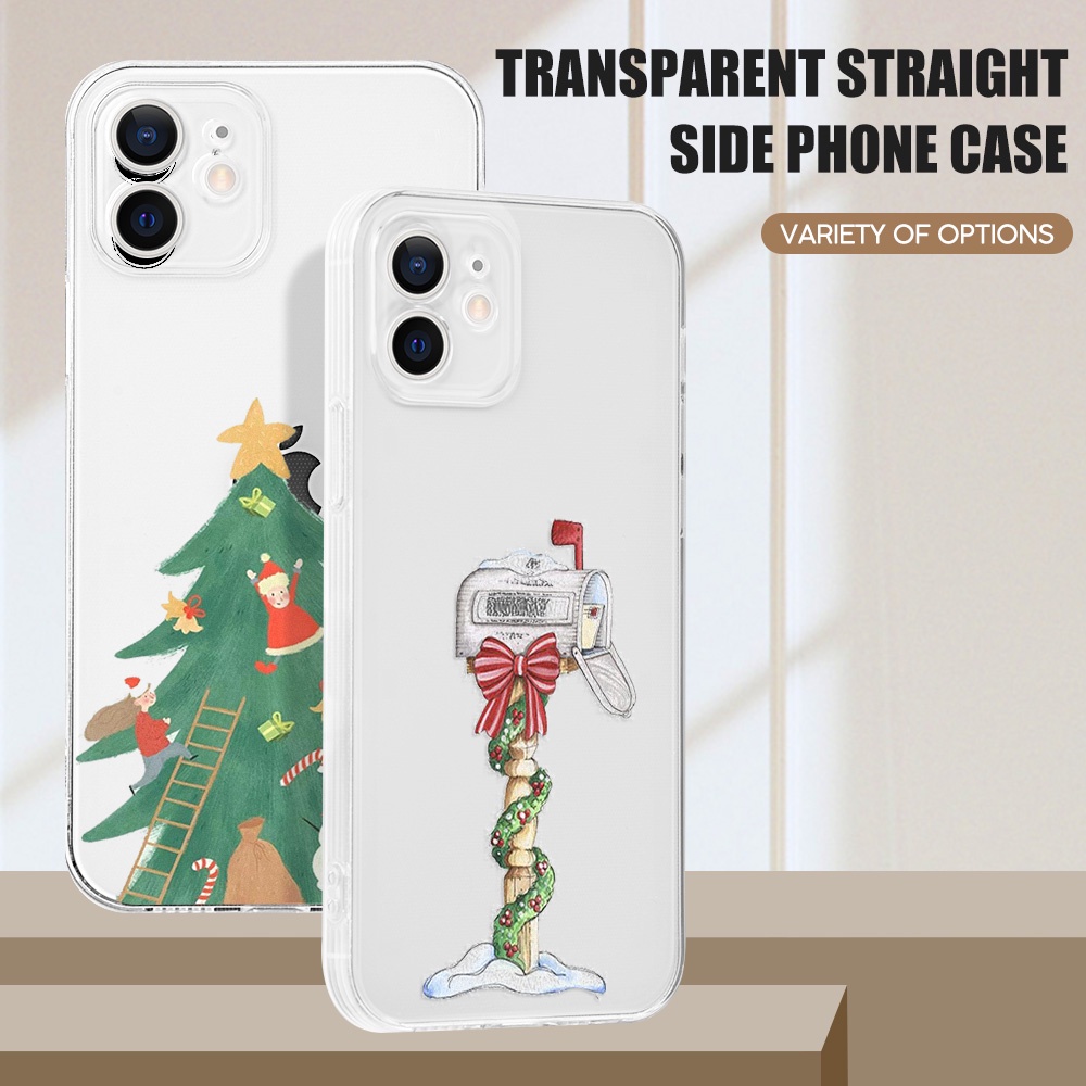 Ốp điện thoại cây thông Noel thích hợp cho IPHONE 7 8 X XS MAX XR 13 PRO MAX 12 11 12 13 MINI 7 6S 6 8 PLUS