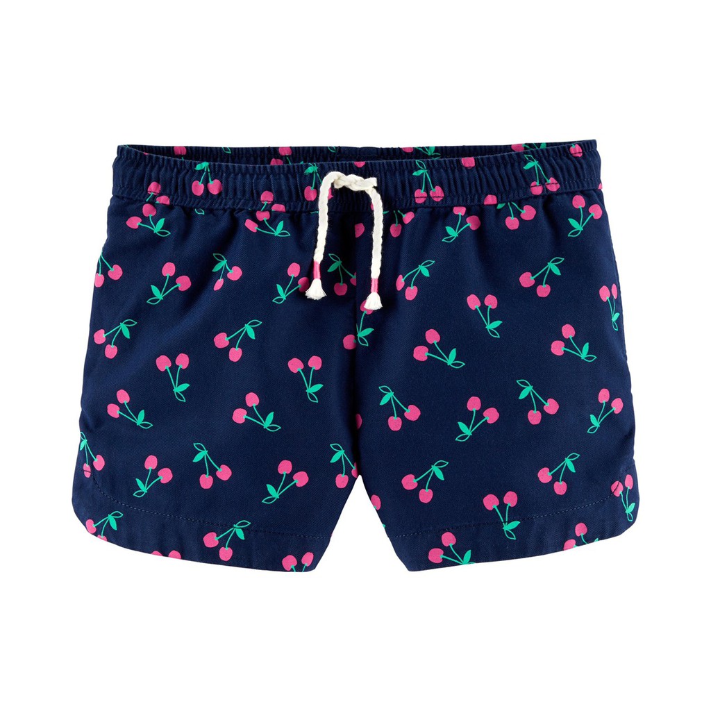 Quần short vải Oshkosh cho bé gái 1-8T Q468