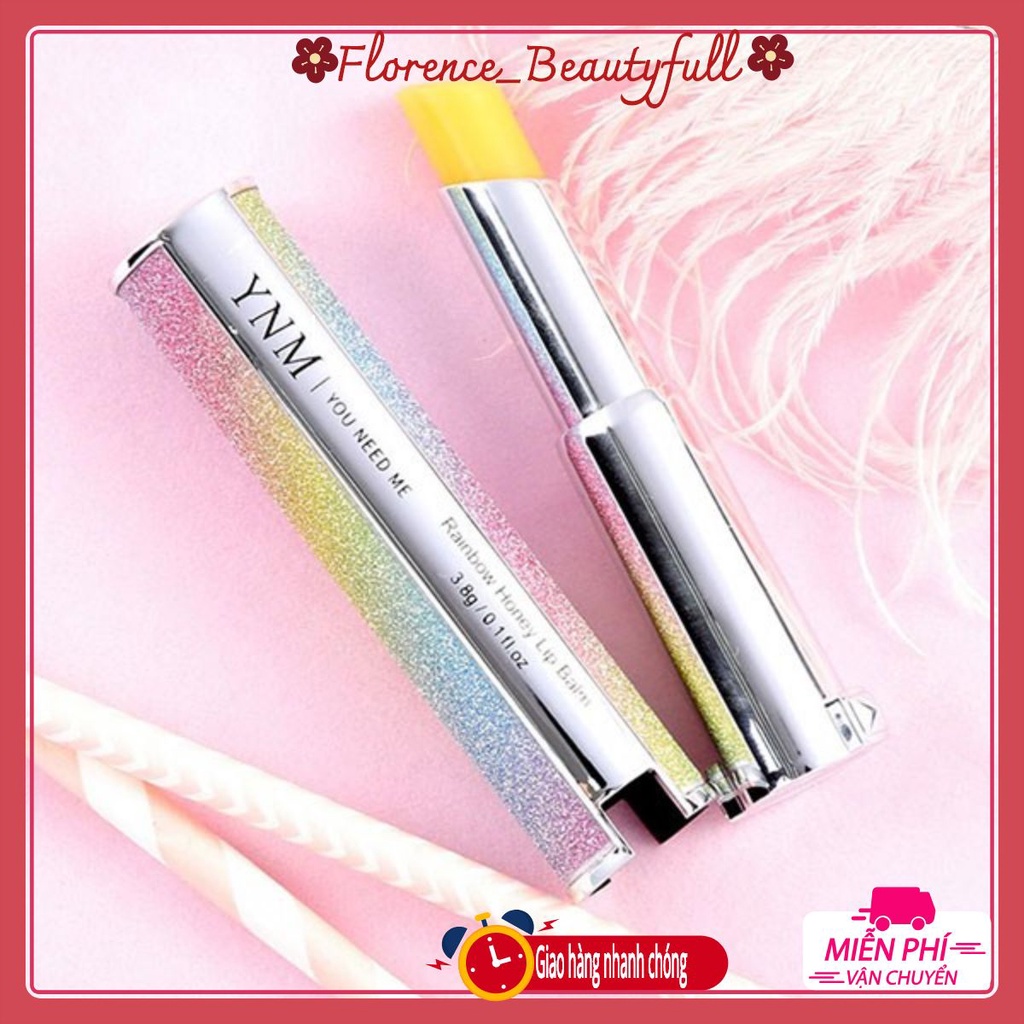 SON DƯỠNG Đổi Màu YNM Rainbow Honey Lip Balm CHUẨN HÀN