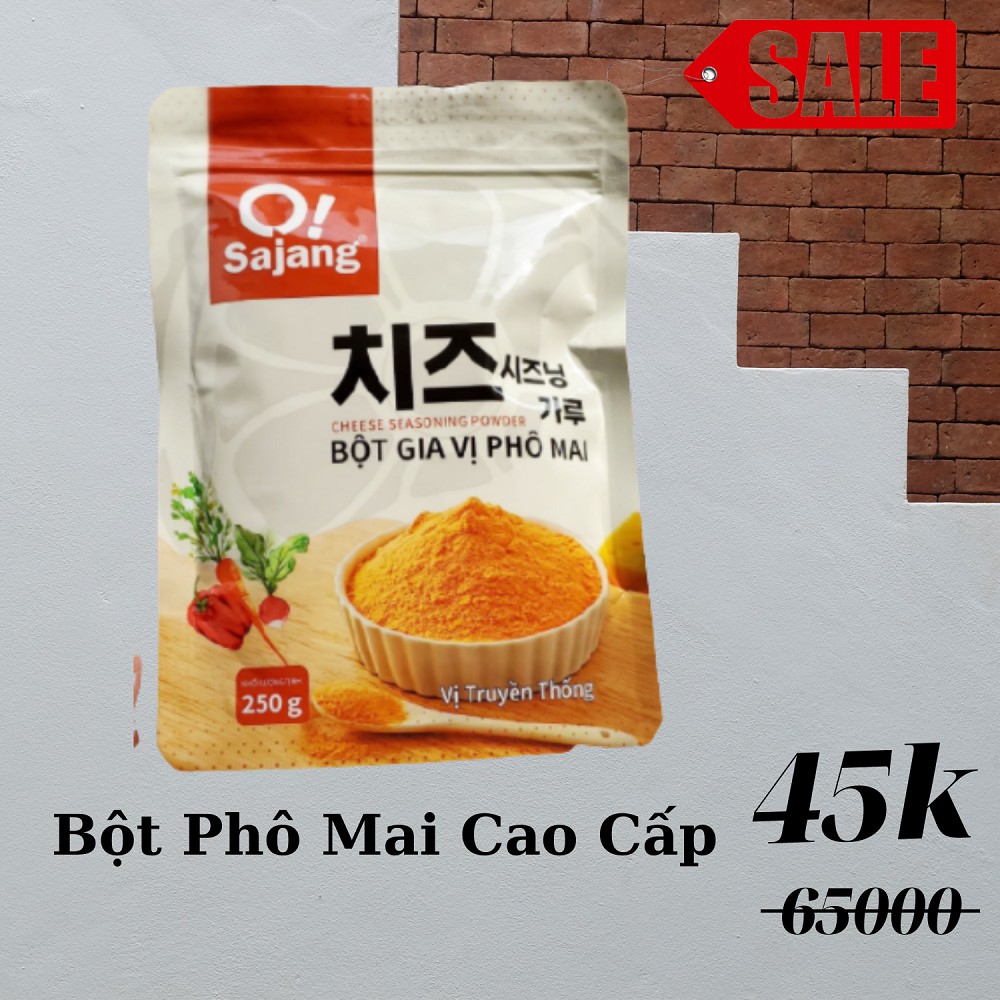 250g Bột phômai Lắc Hàn Quốc Lắc Bánh Gạo Khoai Tây