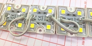 Led hắt 4 bóng mắt 5054- (20 bóng/1 dây) | điện 12v
