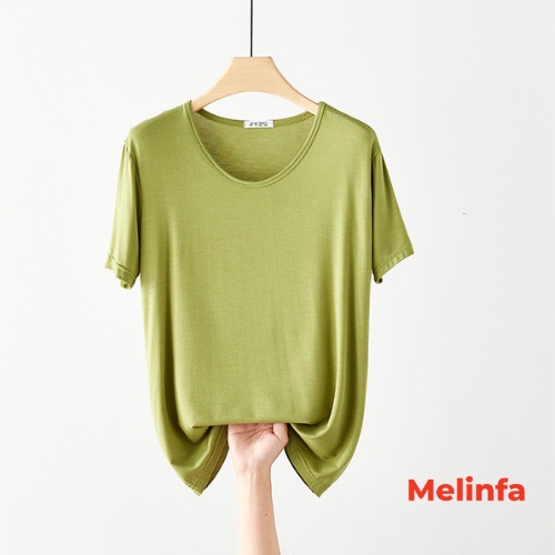 Áo thun nữ ngắn tay chất vải Viscose tự nhiên mềm mại mát lạnh mặc mùa hè mã VAA0294