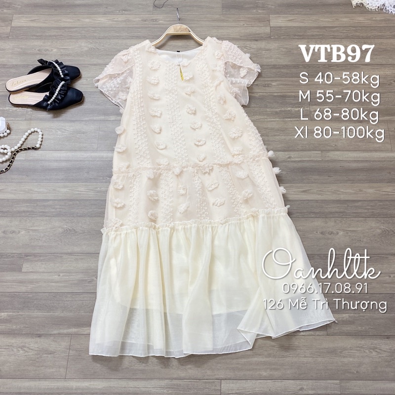 ( 40-80kg)Đầm bầu bigsize - Váy bầu dáng đi tiệc đám cưới đám hỏi ngắn tay ren hoa nổi