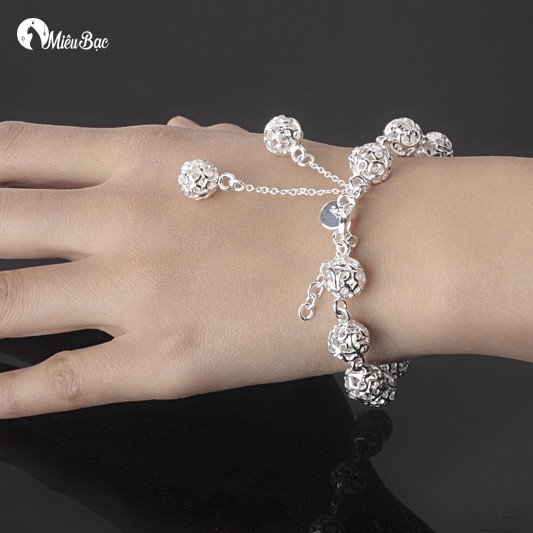 Lắc tay nữ MIÊU BẠC bí ngô phong cách thời trang Ulzzang Unisex - L400218 | BigBuy360 - bigbuy360.vn