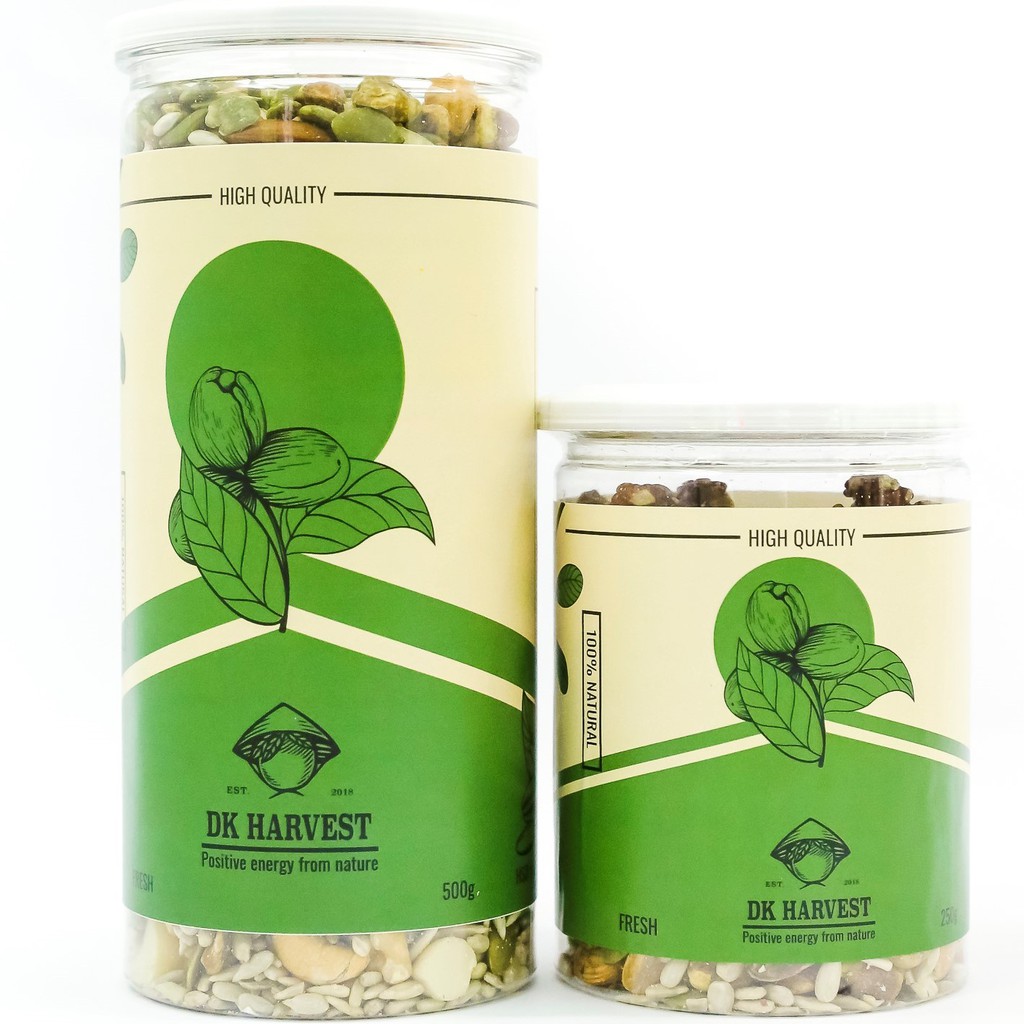 (Video Review) Hạt Mix Nuts 8 Loại Hạt Nhập Khẩu DK HARVEST - 250g/500g