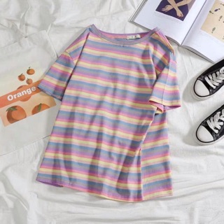 Áo phông unisex kẻ sọc