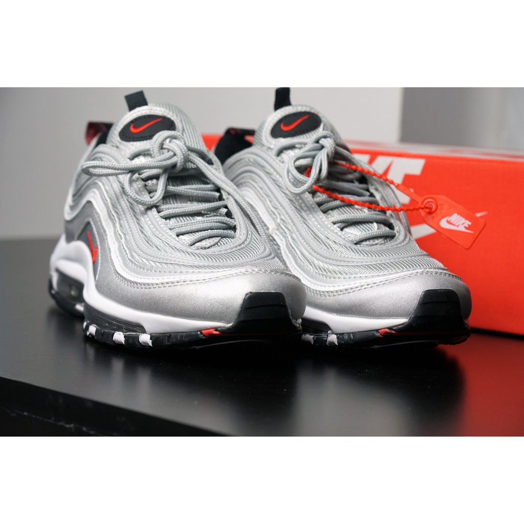 Giày Thể Thao AM 97 Màu Bạc - Sneakers NIKE SILVER Size Nam Nữ | BigBuy360 - bigbuy360.vn
