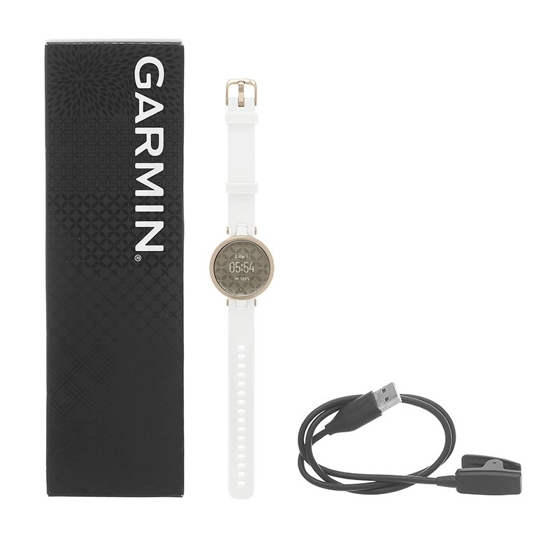 Đồng hồ thông minh Garmin Lily Trắng kháng nước 5ATM đo nồng độ SPO2 màn hình LCD 1.0&quot; - Chính hãng BH 12 tháng