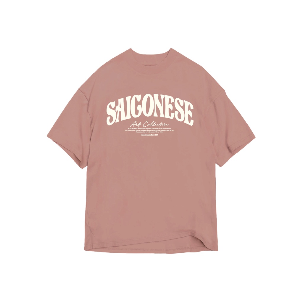 Áo thun No-Control Studio - SAIGONESE TEE (SALMON PINK)