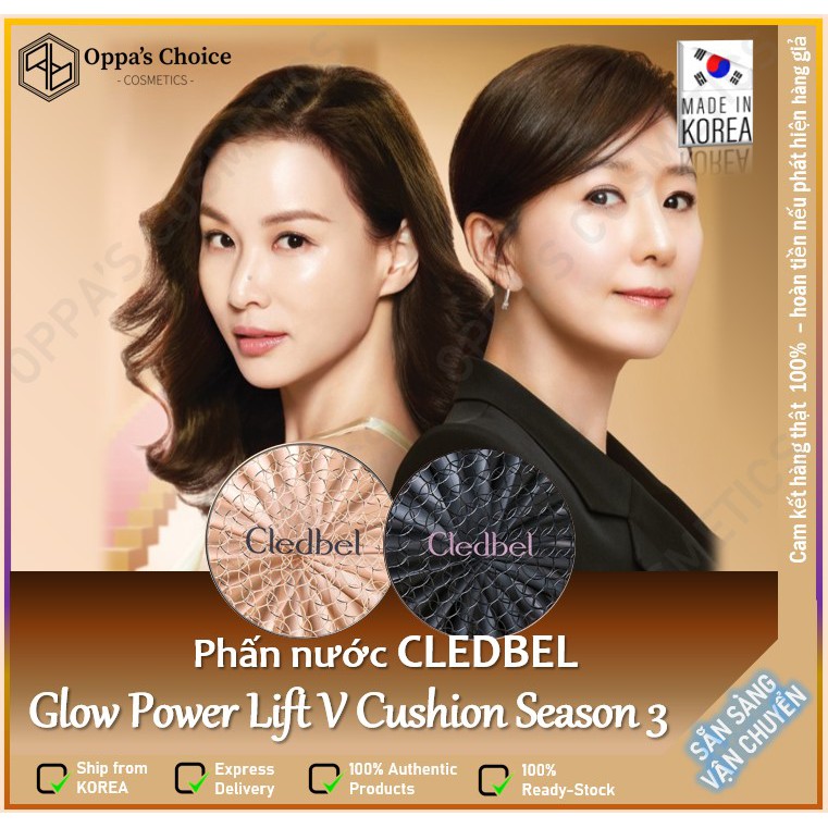 Phấn Nước CLEDBEL Glow Power Lift V Cushion Season 3
