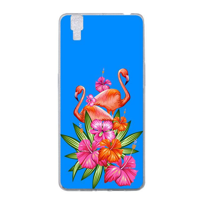 Ốp điện thoại silicon cá và gấu cho OPPO R7S