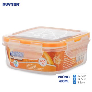Hộp Nhựa Vuông Duy Tân Matsu 400ml