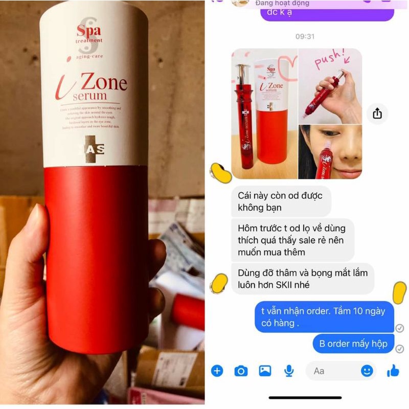 Serum Mắt Spa Treatment❤️Mờ thâm, chống nhăn chuẩn SPA NHẬT ❤️ Hàng Chuẩn Nội địa Nhật❤️Bill đầy đủ