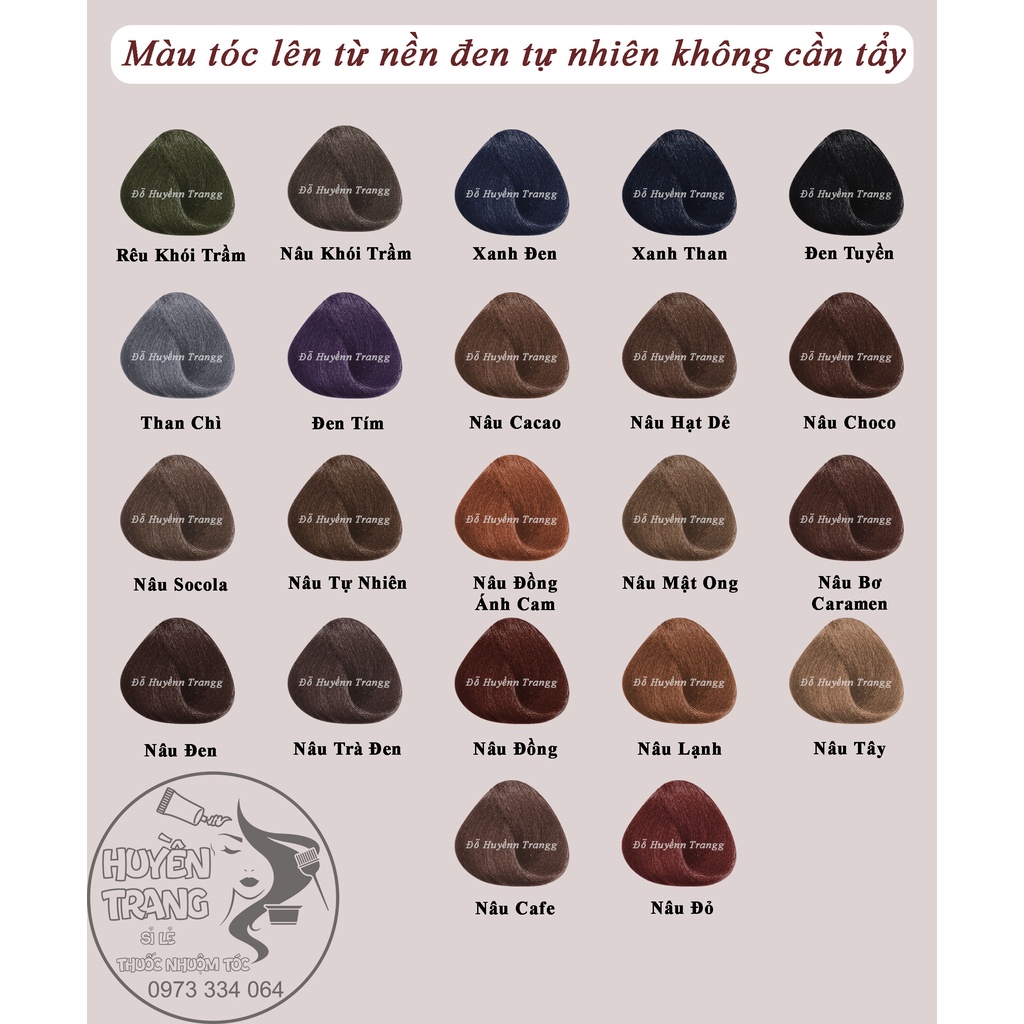 Thuốc nhuộm tóc màu VÀNG HOA CÚC kèm oxy trợ nhuộm