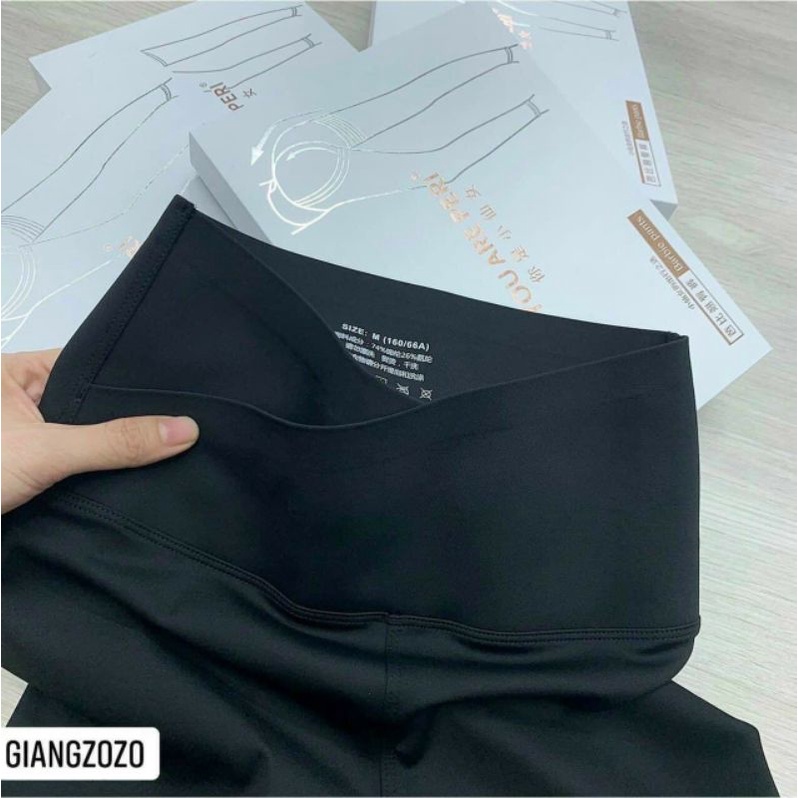 [Cao Cấp] Quần Legging Cạp Chéo Chất Umi Xuất Hàn Full Hộp