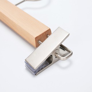 Móc kẹp gỗ không sơn 32cm (10 móc)