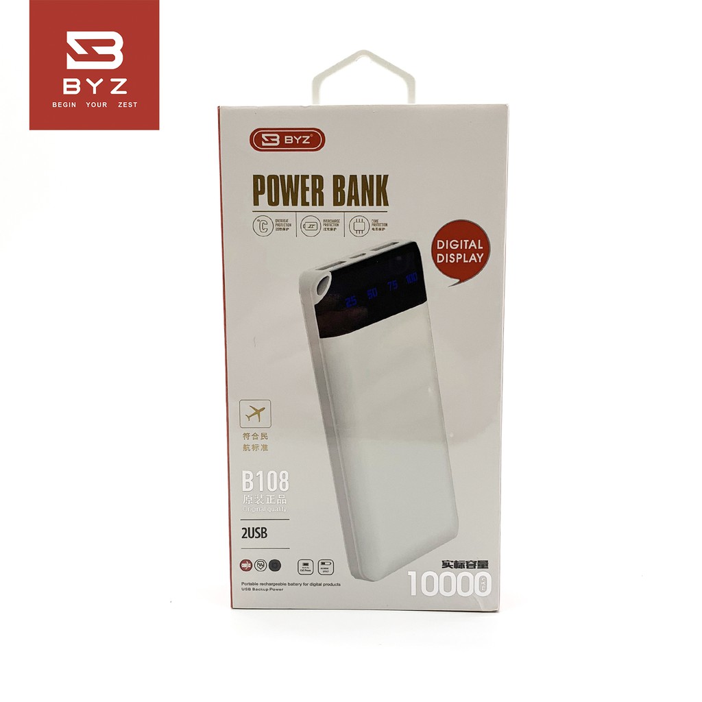 Sạc Dự Phòng BYZ B108 10.000mah