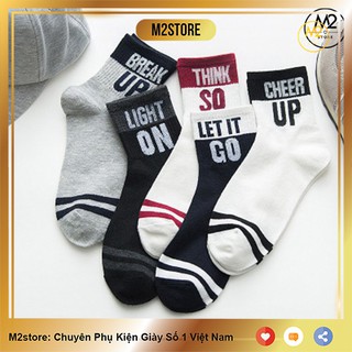 Vớ - Tất Nam Nữ Hàn Quốc Cao Cổ 100% Cotton, Cá Tính ZARUMA TN05